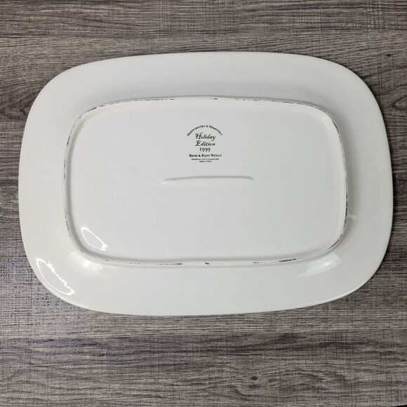 Bath & Body Works 1999 Holiday Edition Snowman Platter - Picture 10 of 10